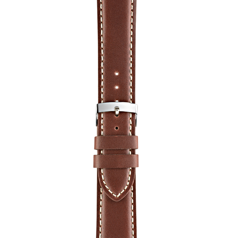 Contrasting Stitch Leather