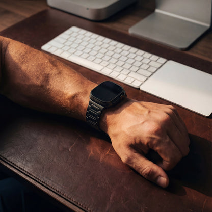 The Presidential Titanium Apple Watch Strap