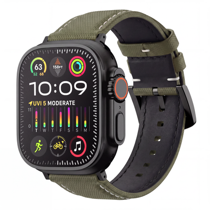 The Helm Sailcloth Apple Watch Strap