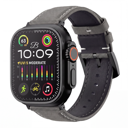 The Helm Sailcloth Apple Watch Strap