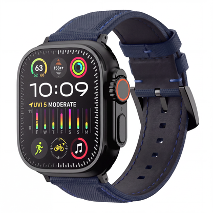 The Helm Sailcloth Apple Watch Strap