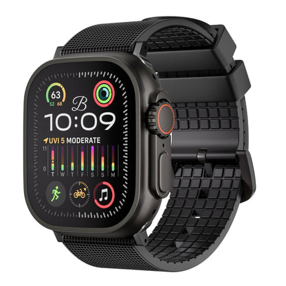 The Elementum — Black with Black Buckle & Adapters