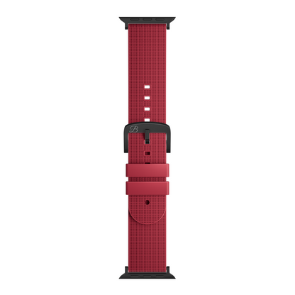 The Elementum — Red with Black Buckle & Adapters (full)