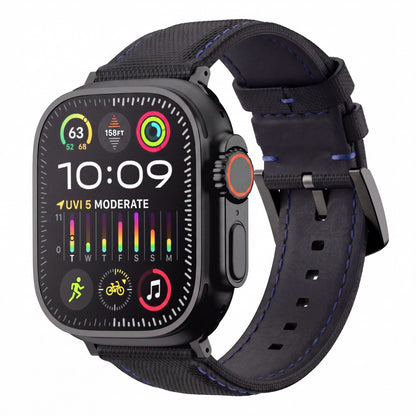 The Helm Sailcloth Apple Watch Strap