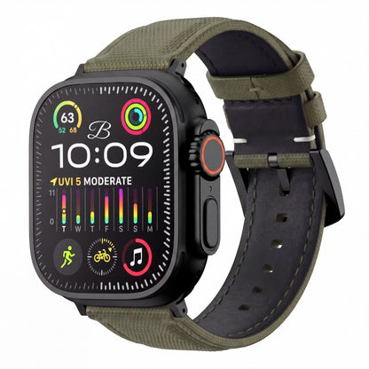 The Helm Sailcloth Apple Watch Strap